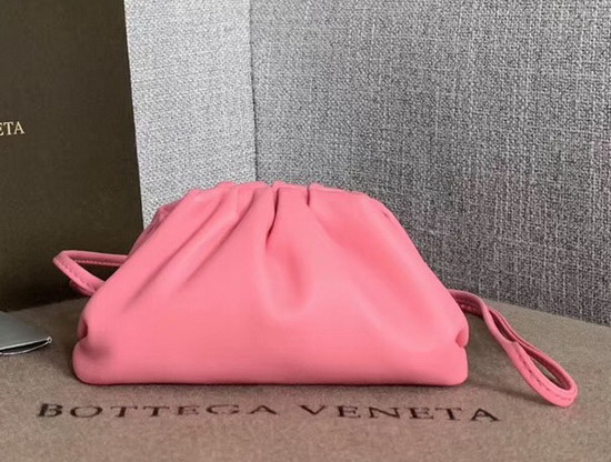 Bottega Veneta Mini Coin Purse in Rose Butter Calf Leather