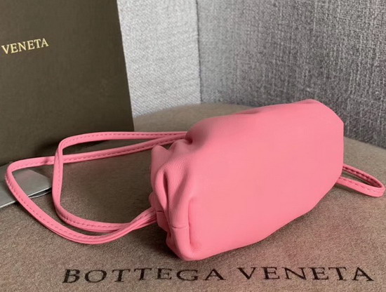 Bottega Veneta Mini Coin Purse in Rose Butter Calf Leather