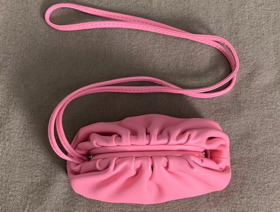 Bottega Veneta Mini Coin Purse in Rose Butter Calf Leather