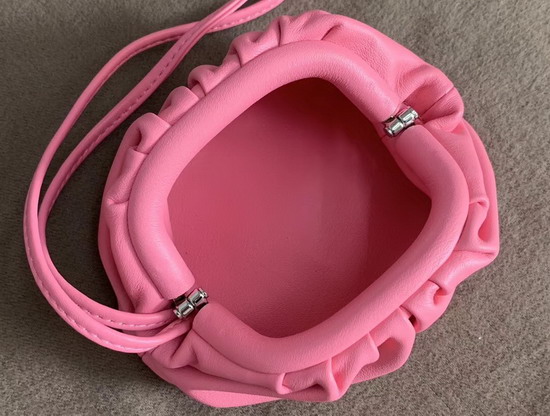 Bottega Veneta Mini Coin Purse in Rose Butter Calf Leather