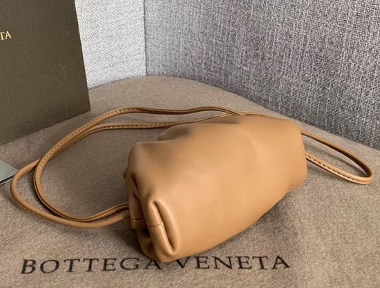 Bottega Veneta Mini Coin Purse in Tan Butter Calf Leather