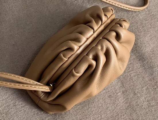 Bottega Veneta Mini Coin Purse in Tan Butter Calf Leather