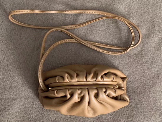 Bottega Veneta Mini Coin Purse in Tan Butter Calf Leather