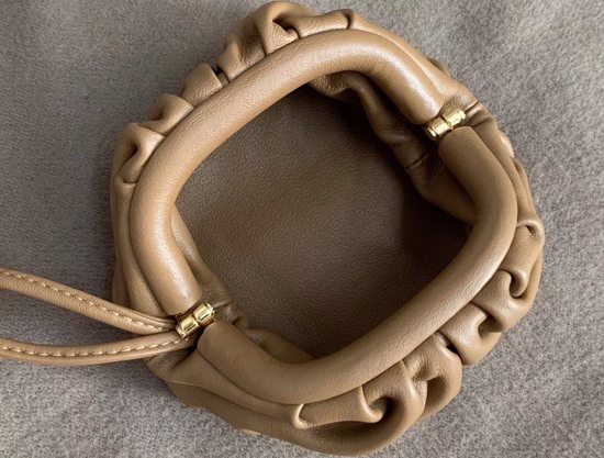 Bottega Veneta Mini Coin Purse in Tan Butter Calf Leather