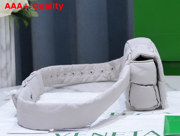 Bottega Veneta Mini Padded Tech Cassette Belt Bag in White Replica