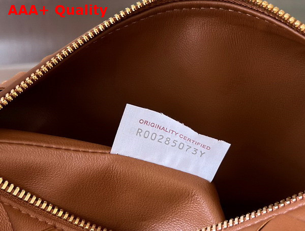Bottega Veneta Mini Wallace Bag in Wood Intrecciato Leather Replica