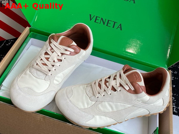 Bottega Veneta Orbit Flash Sneaker Sea Salt Caramel Replica