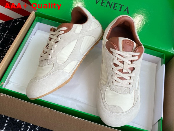 Bottega Veneta Orbit Flash Sneaker Sea Salt Caramel Replica