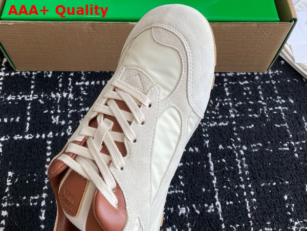Bottega Veneta Orbit Flash Sneaker Sea Salt Caramel Replica