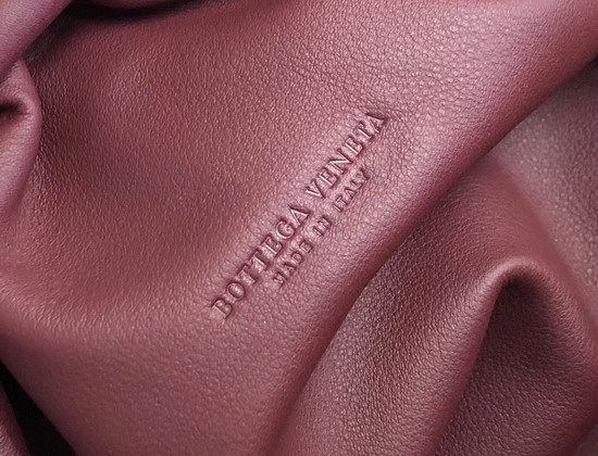 Bottega Veneta Oversize Frame Clutch in Bordeaux Smooth Butter Calf