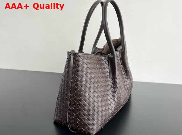 Bottega Veneta Pinacoteca Reversible Tote Bag in Fondant Intrecciato Silky Calf Leather Replica
