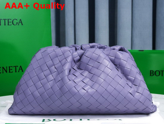Bottega Veneta Pouch in Lavander Intrecciato Leather Replica
