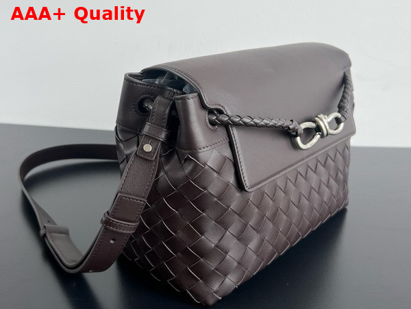 Bottega Veneta Small Andiamo Messenger Fondant Intrecciato Leather Replica