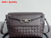 Bottega Veneta Small Andiamo Messenger Fondant Intrecciato Leather Replica