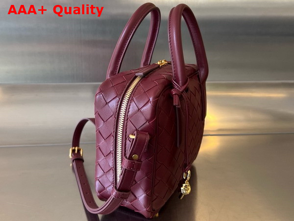 Bottega Veneta Small Getaway Top Handle Bag in Barolo Intrecciato Lambskin Replica