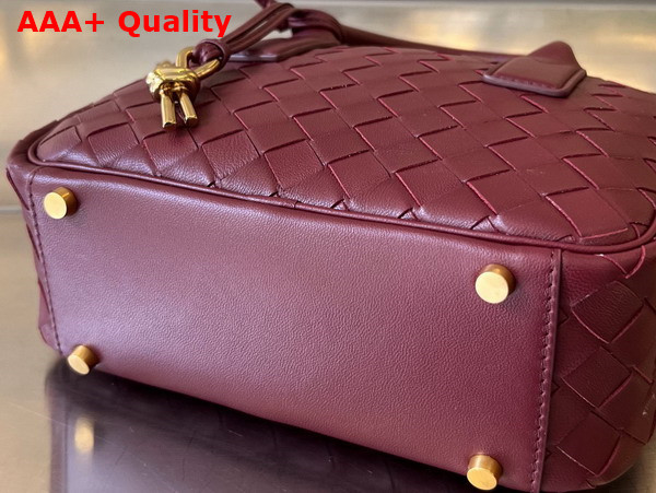 Bottega Veneta Small Getaway Top Handle Bag in Barolo Intrecciato Lambskin Replica