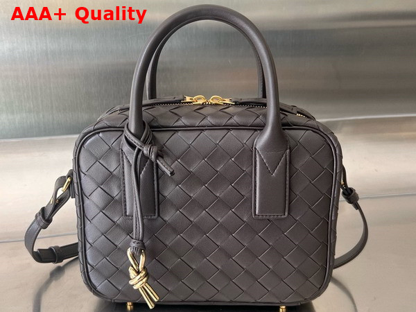 Bottega Veneta Small Getaway Top Handle Bag in Fondant Intrecciato Lambskin Replica