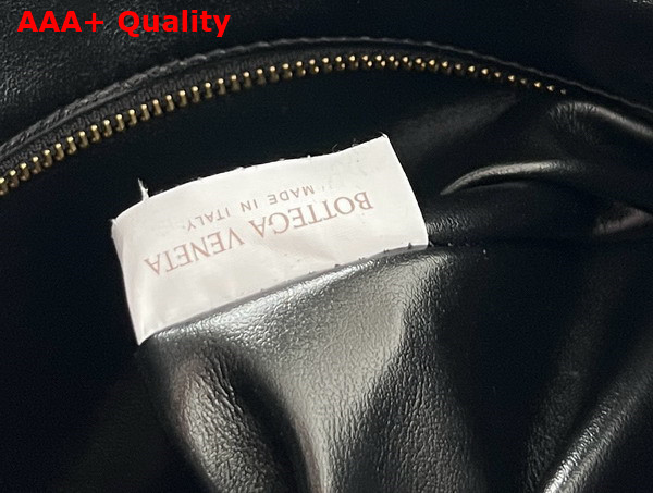 Bottega Veneta Small Hop Bag in Black Intrecciato Calf Leather Replica
