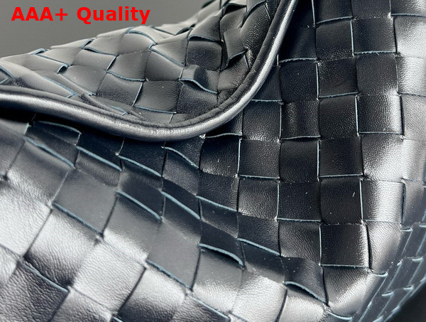 Bottega Veneta Small Hop Bag in Shadow Intrecciato Calf Leather Replica