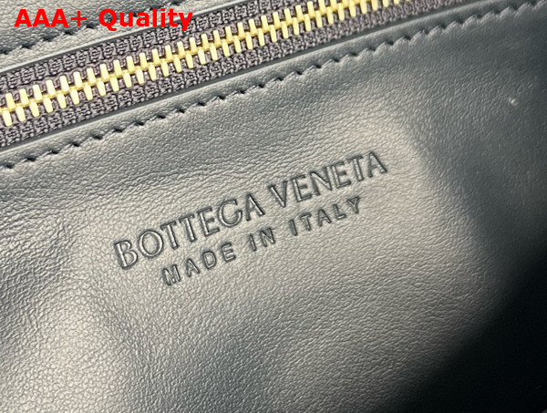 Bottega Veneta Small Hop Bag in Shadow Intrecciato Calf Leather Replica