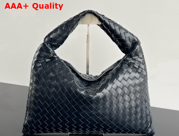 Bottega Veneta Small Hop Bag in Shadow Intrecciato Calf Leather Replica