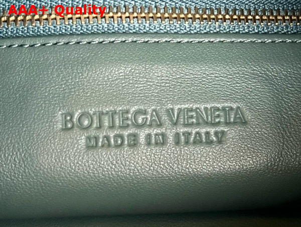 Bottega Veneta Small Hop Shoulder Bag Aloe Intrecciato Leather Replica