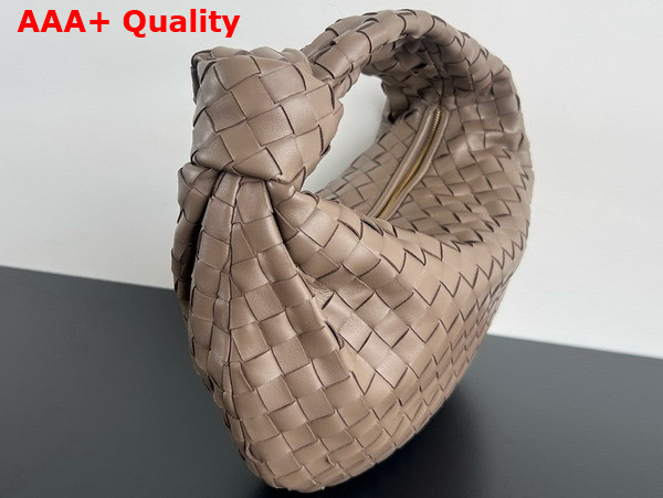 Bottega Veneta Small Jodie Bag in Chocolate Intrecciato Leather Replica