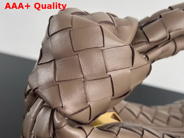 Bottega Veneta Small Jodie Bag in Chocolate Intrecciato Leather Replica