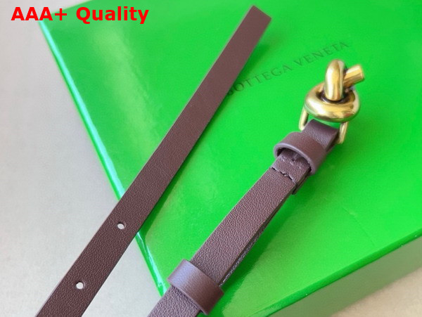 Bottega Veneta Small Knot Belt Fondant Leather Replica