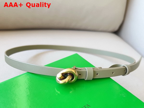 Bottega Veneta Small Knot Belt Travertine Leather Replica