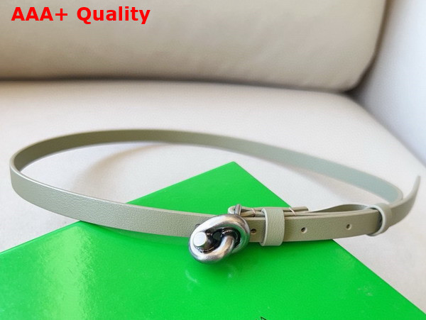 Bottega Veneta Small Knot Belt Travertine Leather Replica