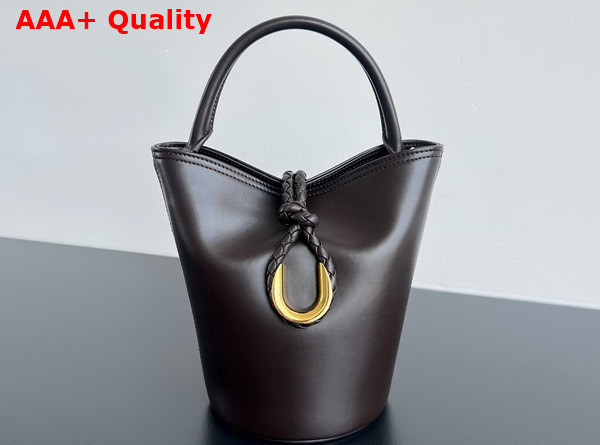 Bottega Veneta Small Liberta Bucket Bag in Fondant Smooth Calf Leather Replica