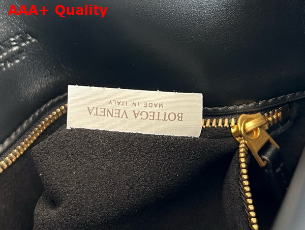 Bottega Veneta Small Liberta Crossbody Bag in Black Smooth Calf Leather Replica