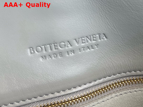 Bottega Veneta Small Liberta Crossbody Bag in Sterling Smooth Calf Leather Replica