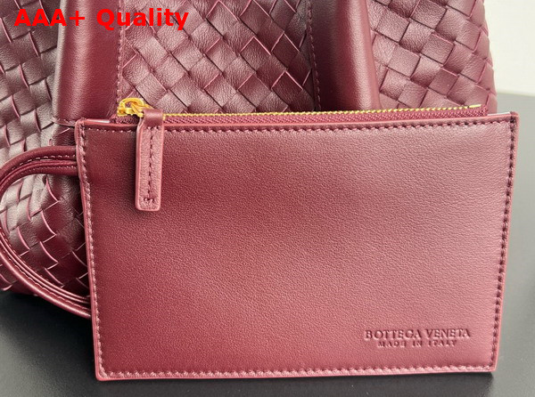Bottega Veneta Small Pinacoteca Tote Bag Madder Brown and Lunar Intrecciato Silky Calf Leather Replica