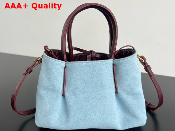 Bottega Veneta Small Pinacoteca Tote Bag Madder Brown and Lunar Intrecciato Silky Calf Leather Replica