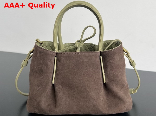 Bottega Veneta Small Pinacoteca Tote Bag Travertine and Fondant Intrecciato Silky Calf Leather Replica