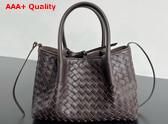 Bottega Veneta Small Pinacoteca Tote Bag in Fondant Intrecciato Silky Calf Leather Replica