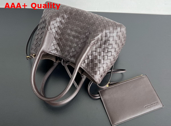 Bottega Veneta Small Pinacoteca Tote Bag in Fondant Intrecciato Silky Calf Leather Replica