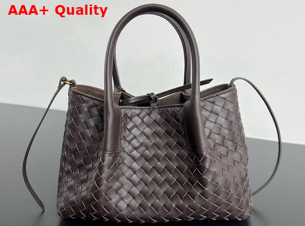 Bottega Veneta Small Pinacoteca Tote Bag in Fondant Intrecciato Silky Calf Leather Replica