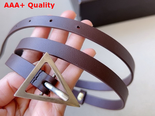 Bottega Veneta Small Triangle Belt Fondant Leather Replica