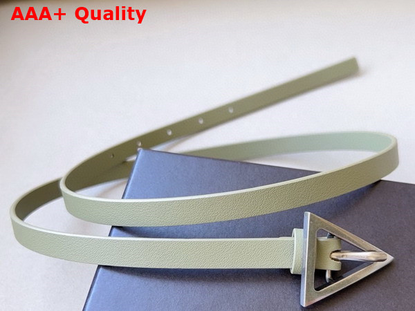 Bottega Veneta Small Triangle Belt Travertine Leather Replica