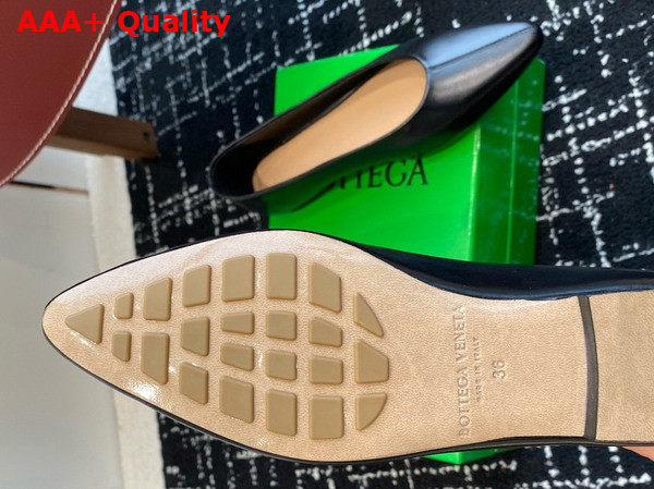 Bottega Veneta Sofia Ballerina Black Shiny Calfskin Replica