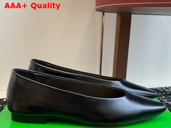 Bottega Veneta Sofia Ballerina Black Shiny Calfskin Replica
