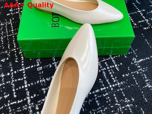 Bottega Veneta Sofia Ballerina Sea Salt Shiny Calfskin Replica