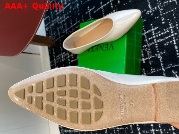 Bottega Veneta Sofia Ballerina Sea Salt Shiny Calfskin Replica