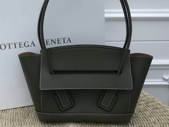 Bottega Veneta The Arco 33 Bag in Kaki French Calf