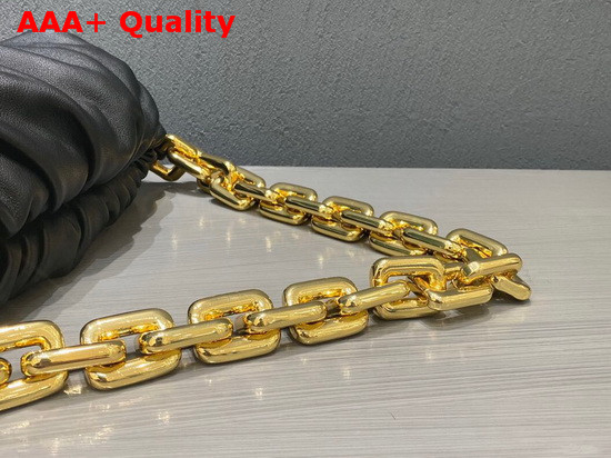 Bottega Veneta The Chain Pouch Black Calfskin Replica