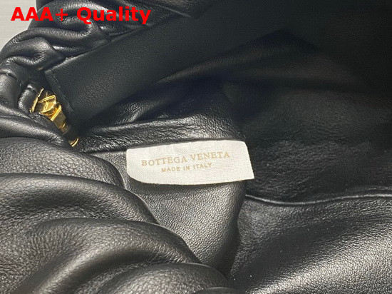 Bottega Veneta The Chain Pouch Black Calfskin Replica