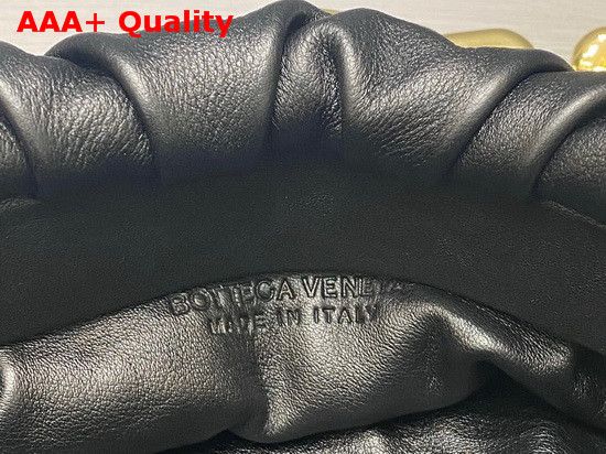 Bottega Veneta The Chain Pouch Black Calfskin Replica